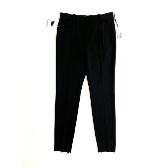 M Missoni Black Slim Pant Wool Blend Front/Ankle Zip SZ 40 IT / 4 US NWT #1